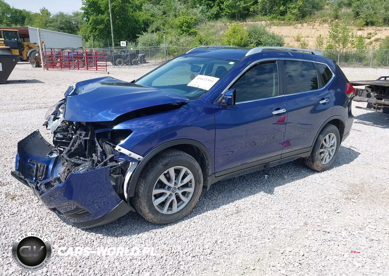 2017 Nissan Rogue Sv VIN:KNMAT2MV4HP607020 - 2