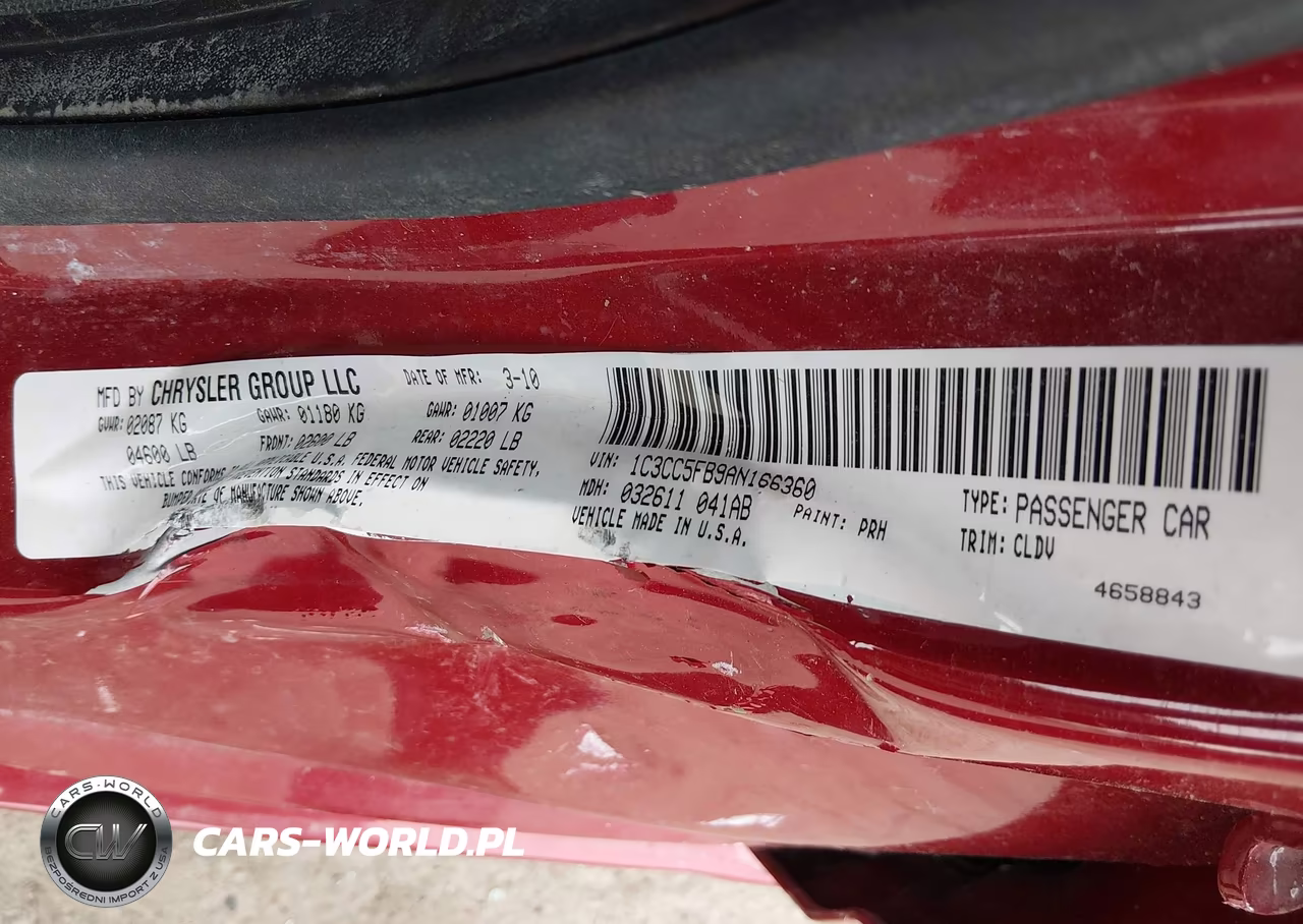 2010 Chrysler Sebring Limited VIN:1C3CC5FB9AN166360 - 9