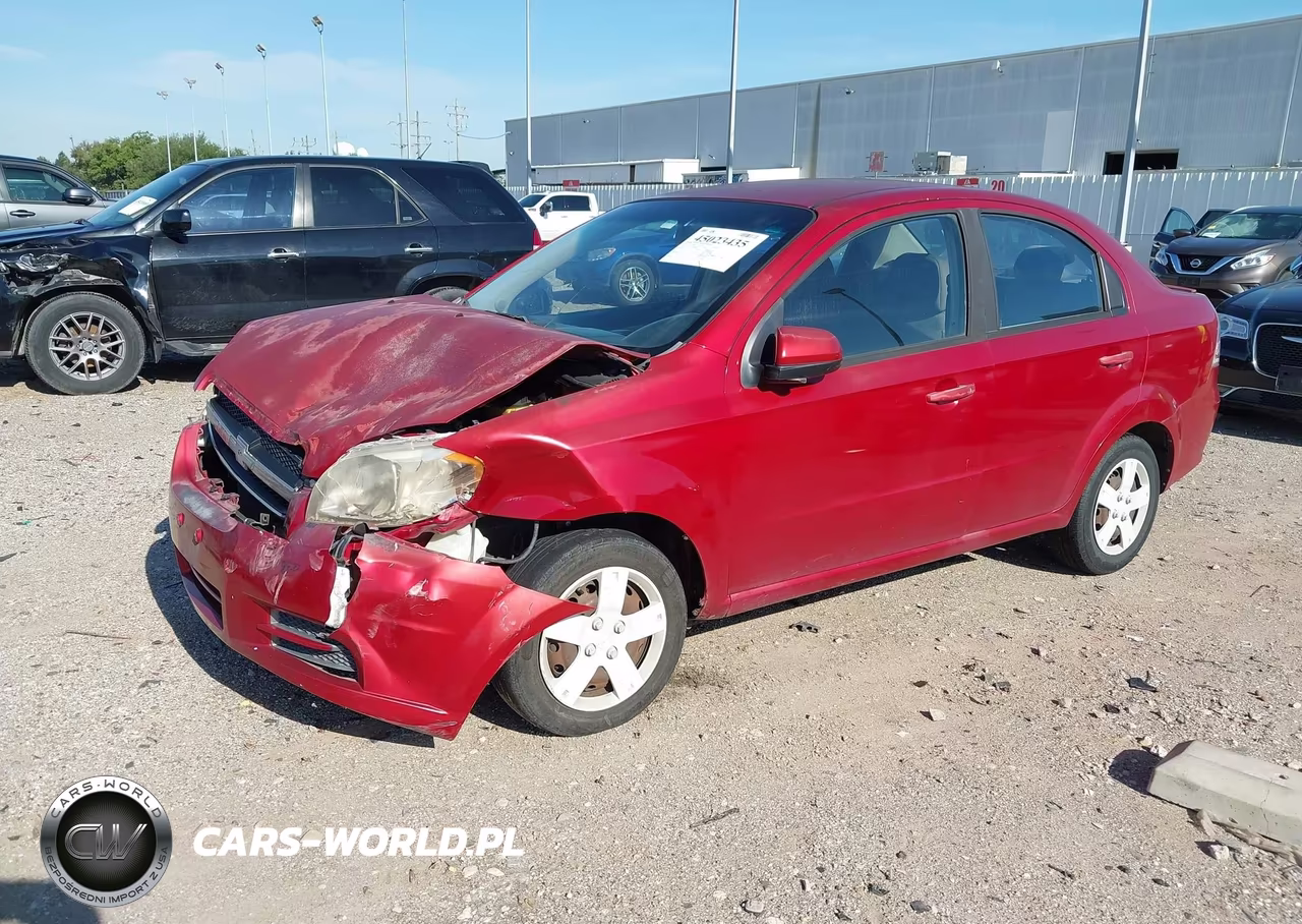 2010 Chevrolet Aveo Lt VIN:KL1TD5DE6AB087081 - 2
