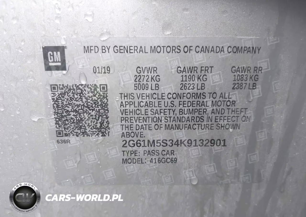 2019 Cadillac Xts Luxury VIN:2G61M5S34K9132901 - 9
