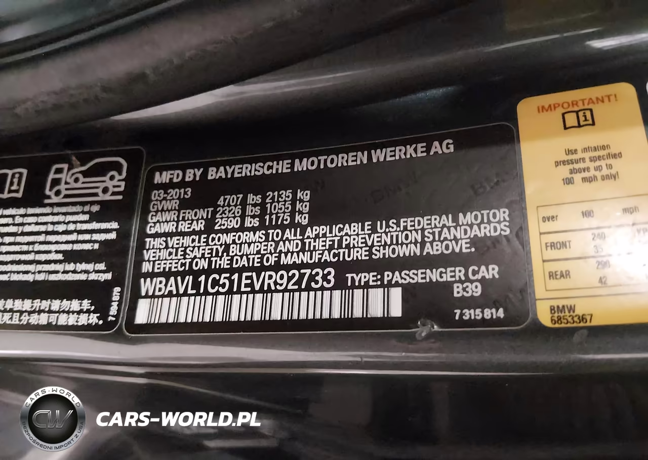 2014 BMW X1 xDrive28I VIN:WBAVL1C51EVR92733 - 9