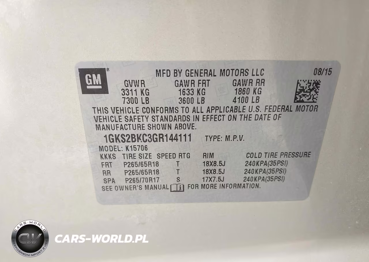 2016 GMC Yukon Slt VIN:1GKS2BKC3GR144111 - 9