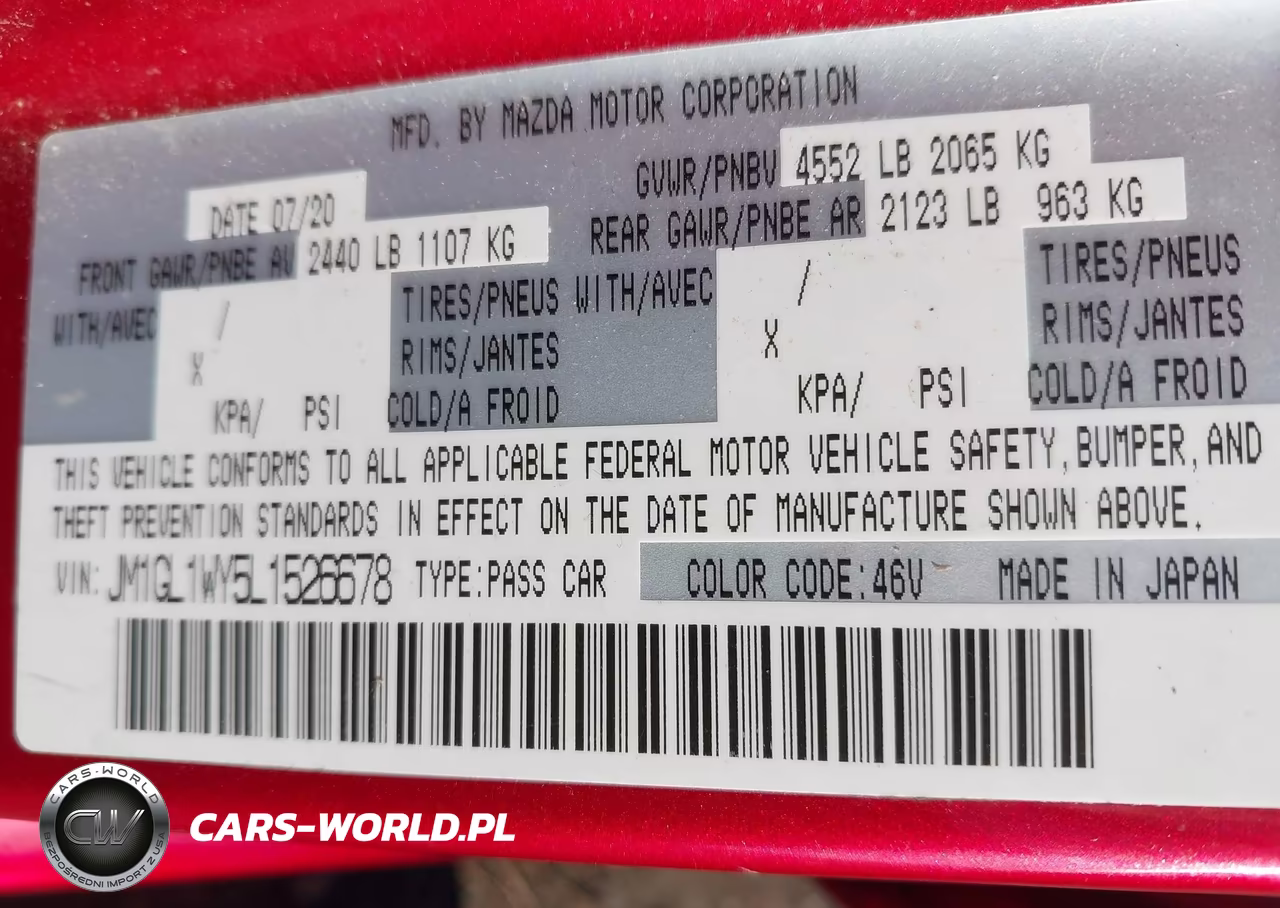 2020 Mazda Mazda6 Grand Touring Reserve VIN:JM1GL1WY5L1526678 - 9