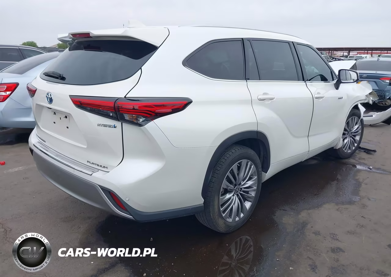 2020 Toyota Highlander Hybrid Platinum VIN:5TDFARAH5LS003400 - 4