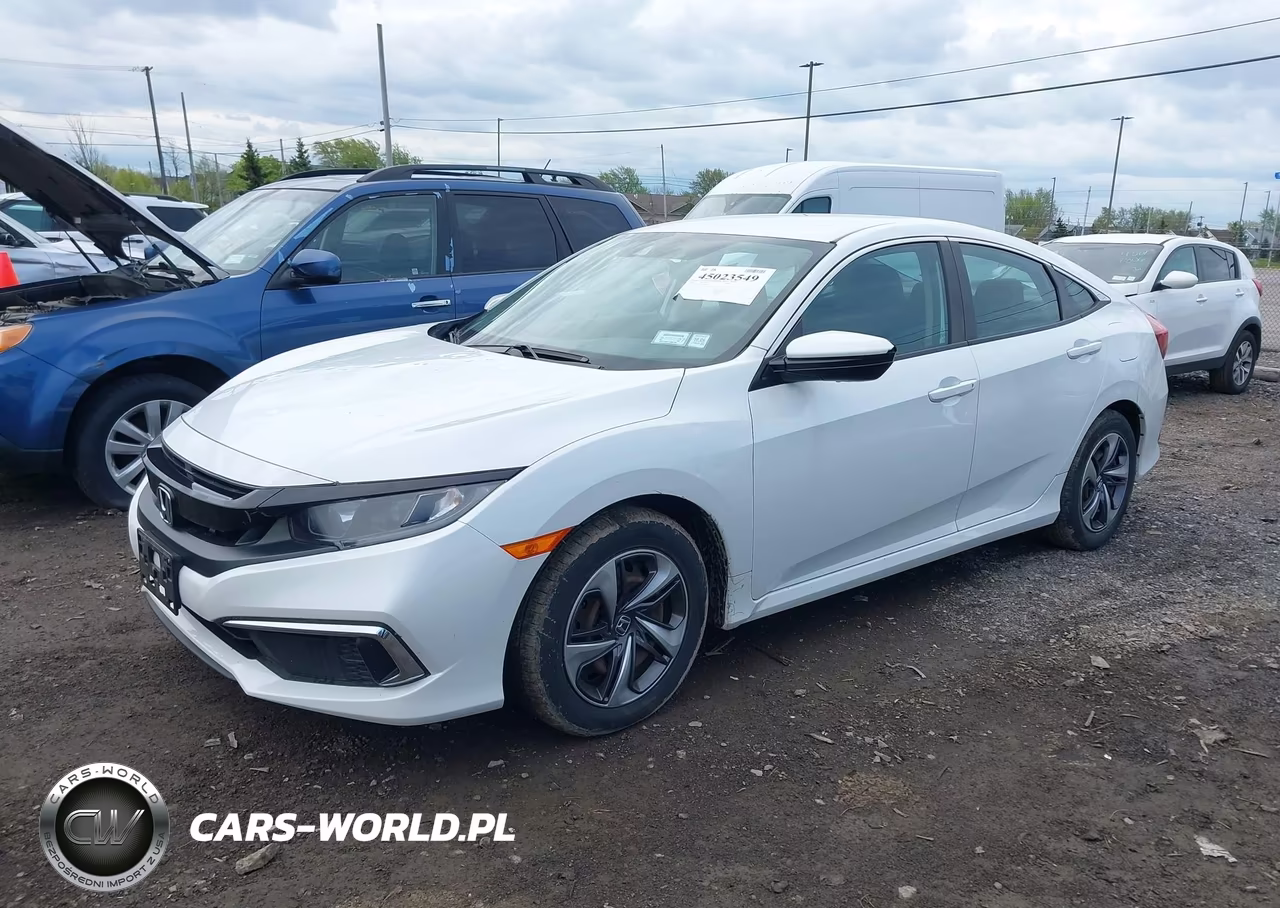 2020 Honda Civic Lx VIN:19XFC2F68LE202458 - 2