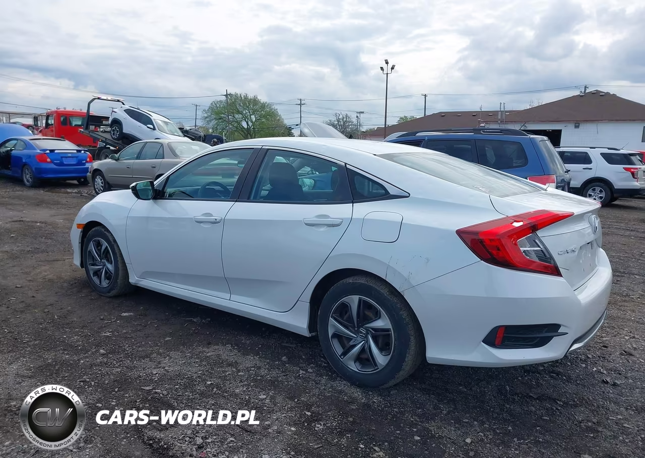 2020 Honda Civic Lx VIN:19XFC2F68LE202458 - 3