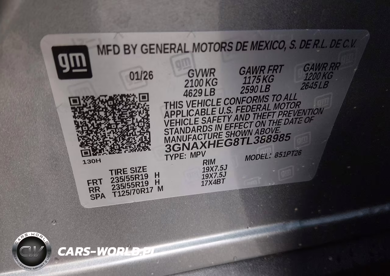 2026 Chevrolet Equinox Fwd Lt VIN:3GNAXHEG8TL388985 - 9