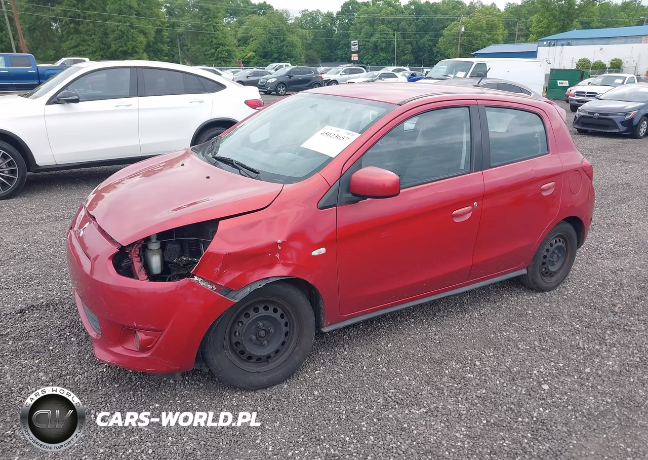 2015 Mitsubishi Mirage De VIN:ML32A3HJ0FH043058 - 2