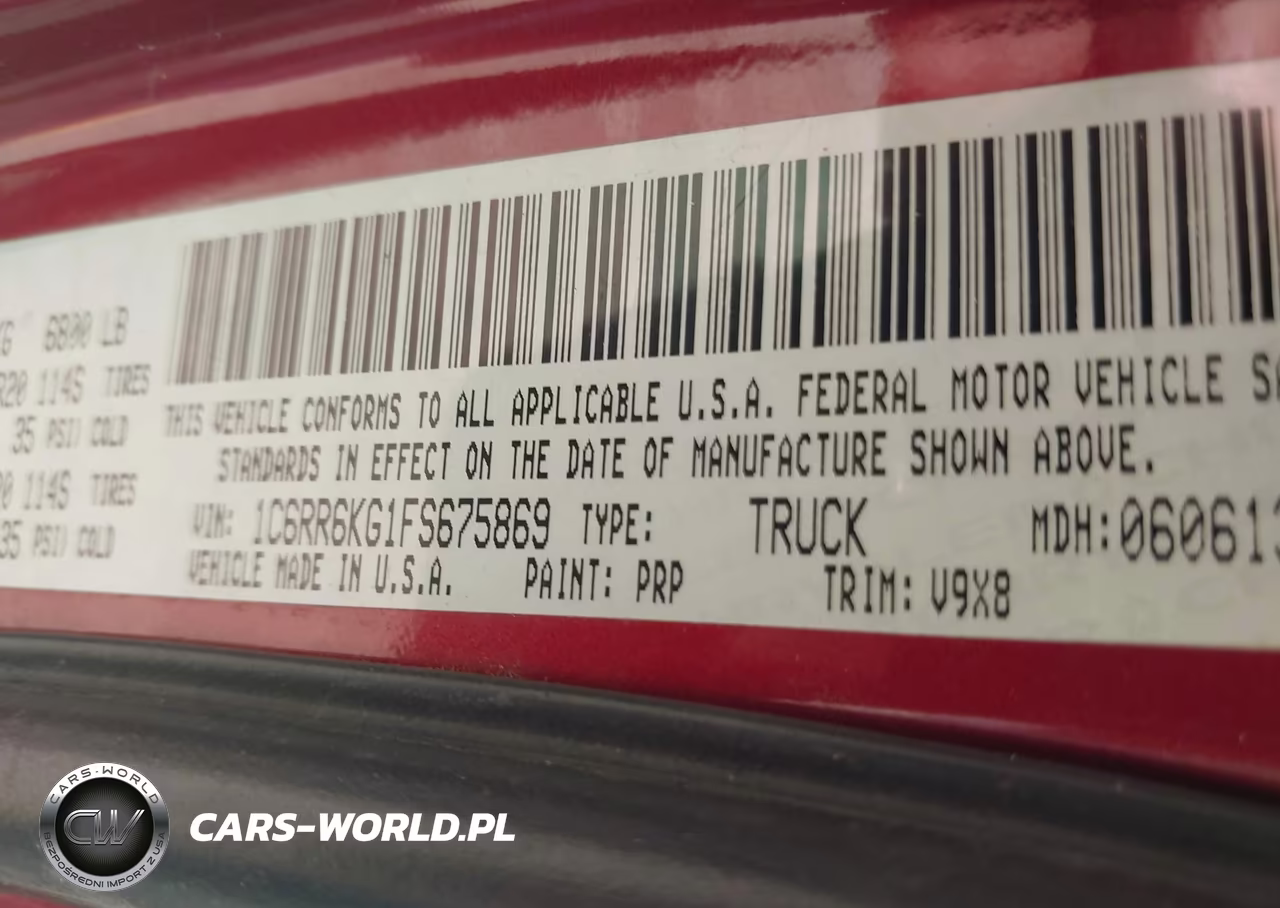 2015 Ram 1500 Express VIN:1C6RR6KG1FS675869 - 9