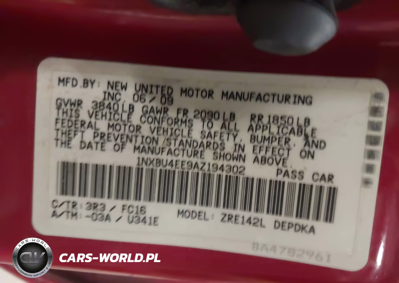 2010 Toyota Corolla Le VIN:1NXBU4EE9AZ194302 - 9