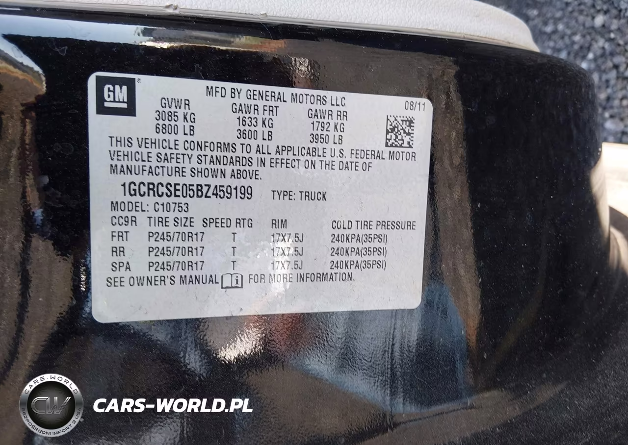 2011 Chevrolet Silverado 1500 Lt VIN:1GCRCSE05BZ459199 - 9