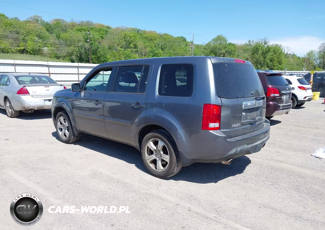 2013 Honda Pilot Ex-L VIN:5FNYF4H56DB065015 - 3