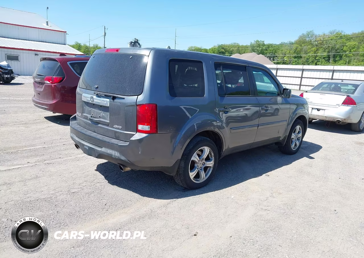 2013 Honda Pilot Ex-L VIN:5FNYF4H56DB065015 - 4