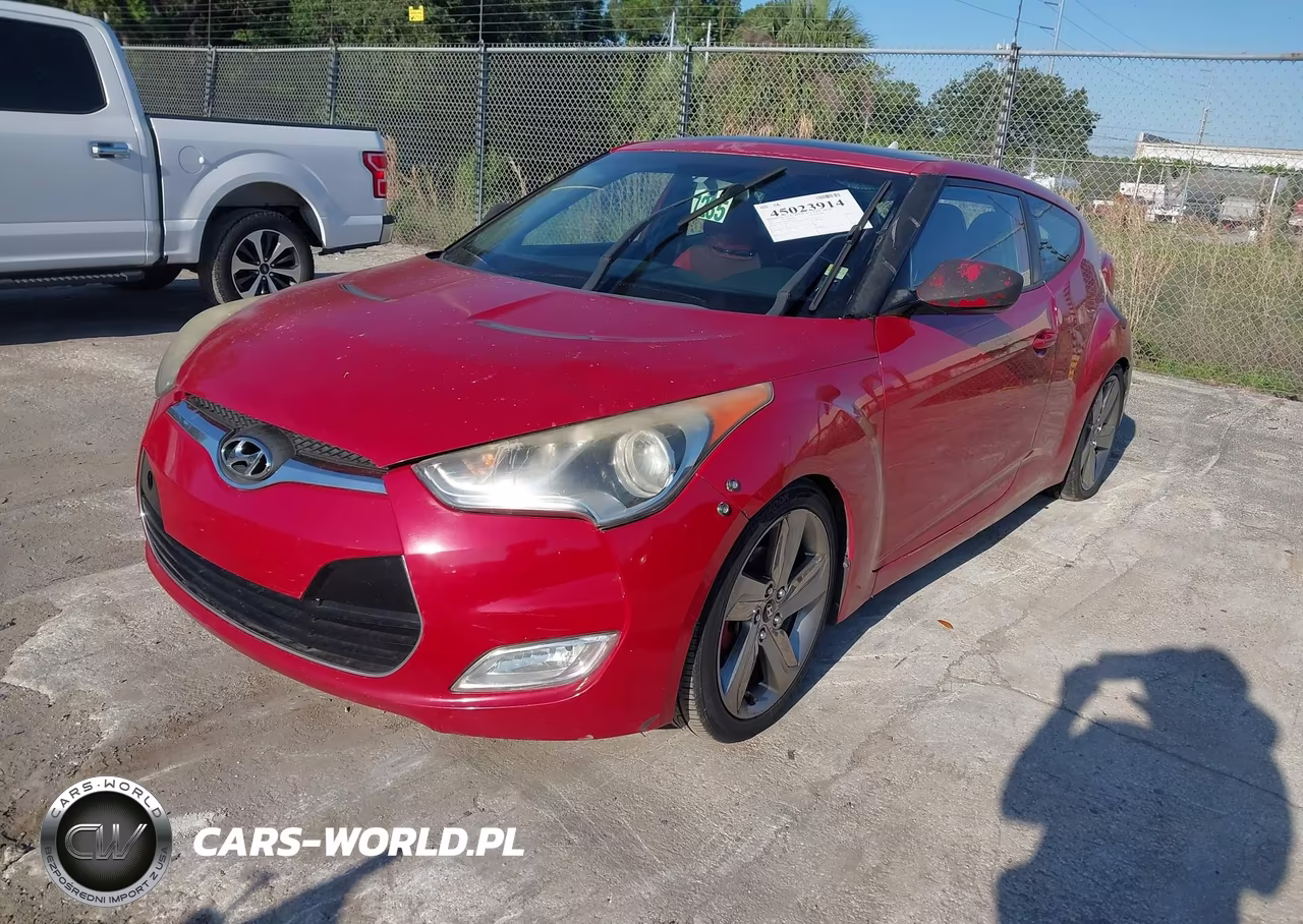 2013 Hyundai Veloster Base W-Gray VIN:KMHTC6AD0DU126197 - 6