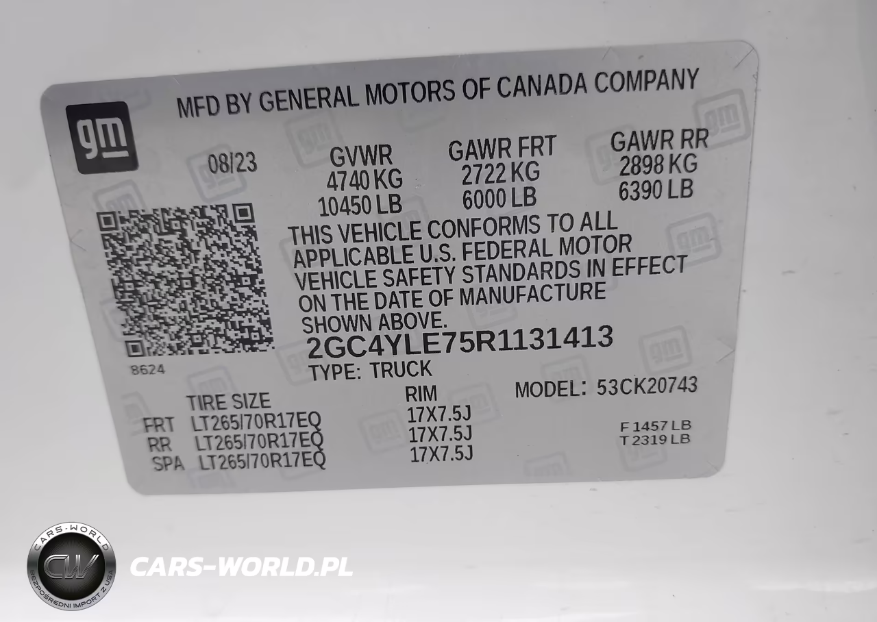 2024 Chevrolet Silverado 2500Hd 4Wd Standard Bed Work Truck VIN:2GC4YLE75R1131413 - 9