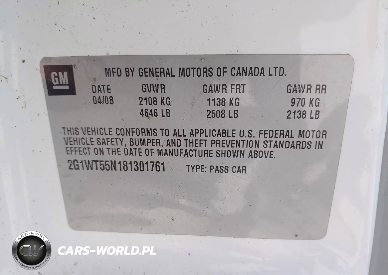 2008 Chevrolet Impala Lt VIN:2G1WT55N181301761 - 9