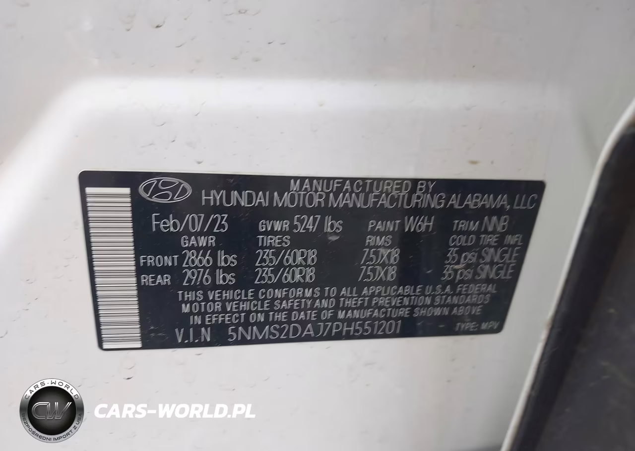 2023 Hyundai Santa Fe Sel VIN:5NMS2DAJ7PH551201 - 9