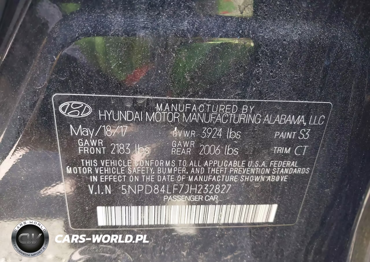 2018 Hyundai Elantra Sel VIN:5NPD84LF7JH232827 - 9