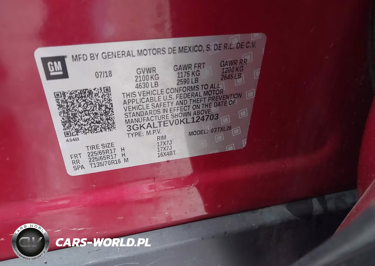 2019 GMC Terrain Sle VIN:3GKALTEV0KL124703 - 9