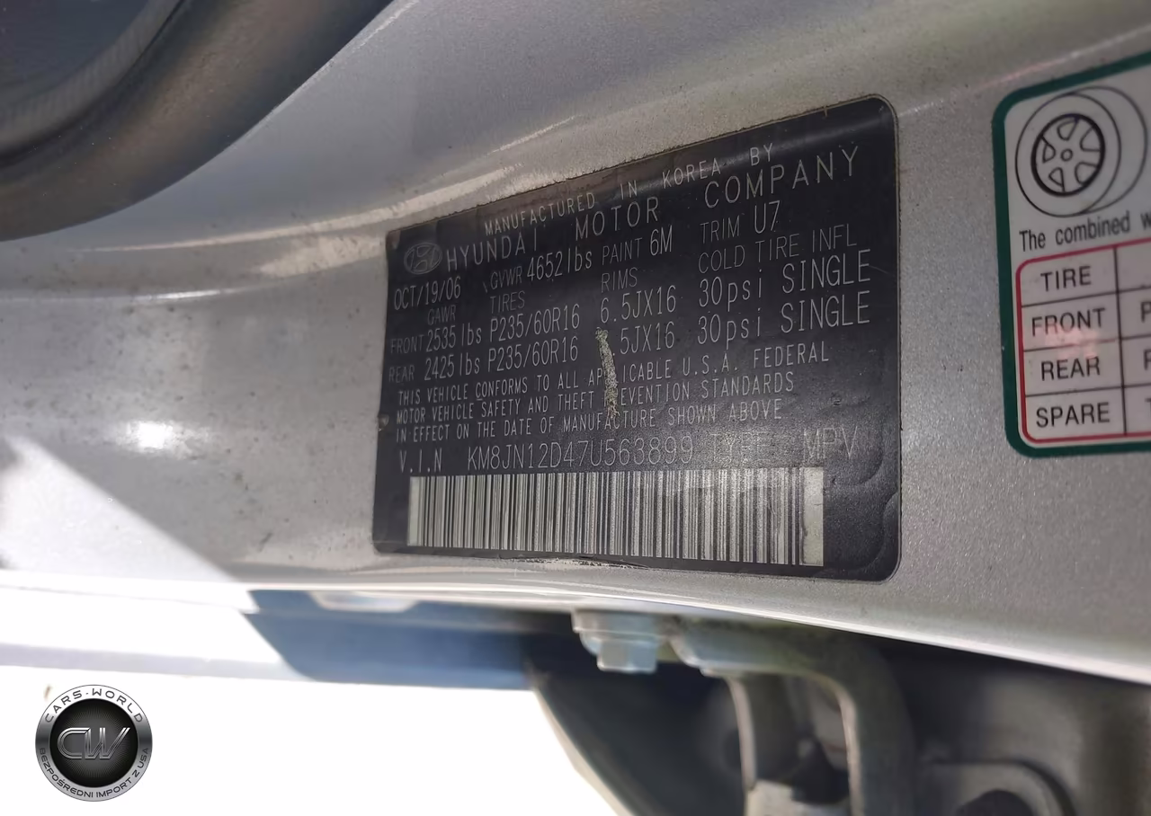 2007 Hyundai Tucson Limited-Se VIN:KM8JN12D47U563899 - 9