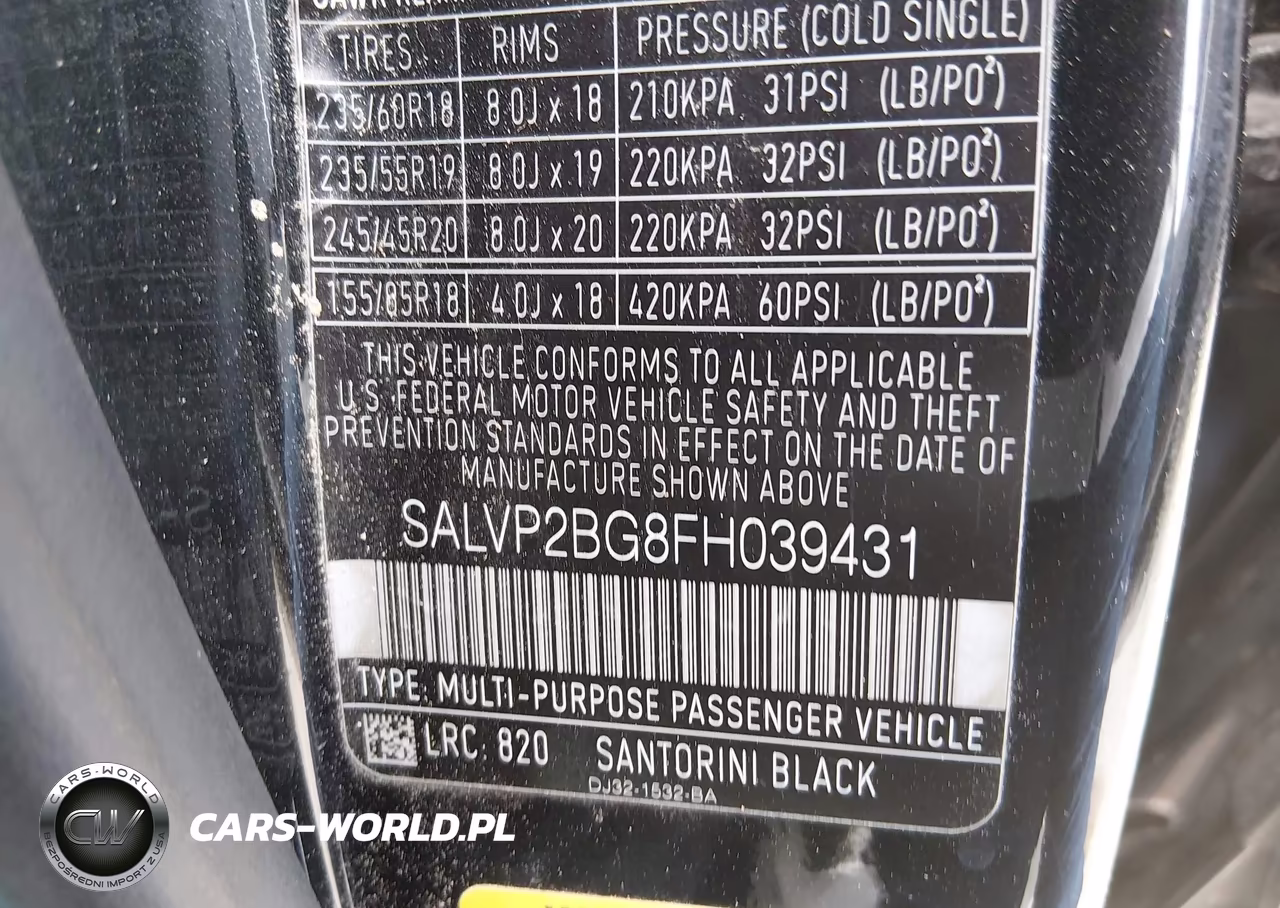 2015 Land Rover Range Rover Evoque Pure VIN:SALVP2BG8FH039431 - 9