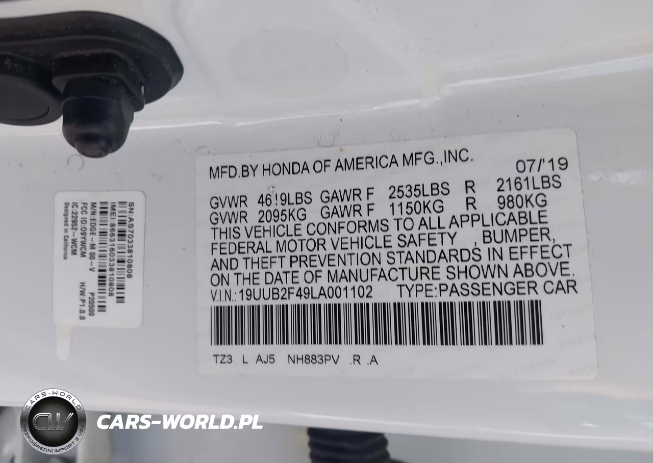 2020 Acura Tlx Tech Package VIN:19UUB2F49LA001102 - 9