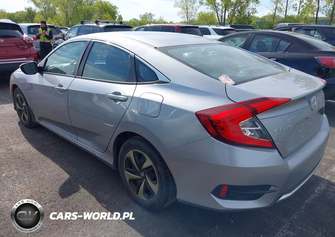 2020 Honda Civic Lx VIN:2HGFC2F6XLH523617 - 3