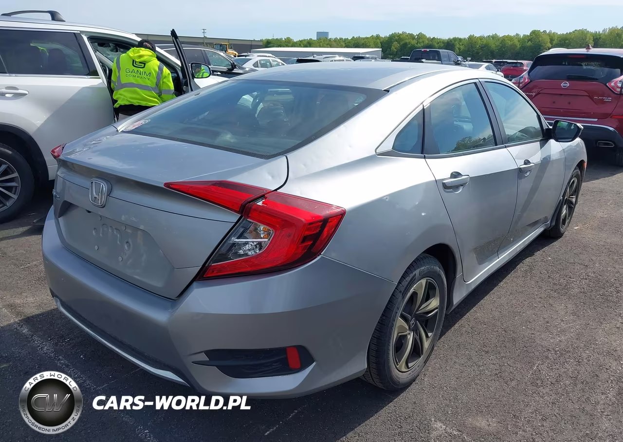 2020 Honda Civic Lx VIN:2HGFC2F6XLH523617 - 4