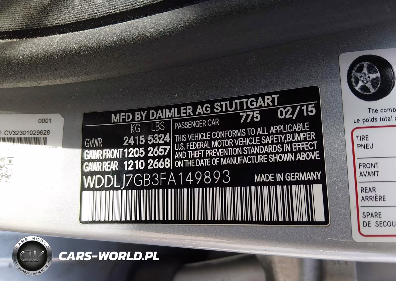 2015 Mercedes-Benz Cls 63 Amg S 4Matic VIN:WDDLJ7GB3FA149893 - 9