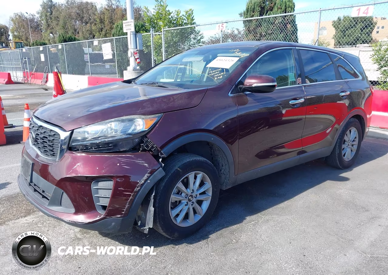 2019 Kia Sorento 2.4L Lx VIN:5XYPG4A39KG535836 - 2