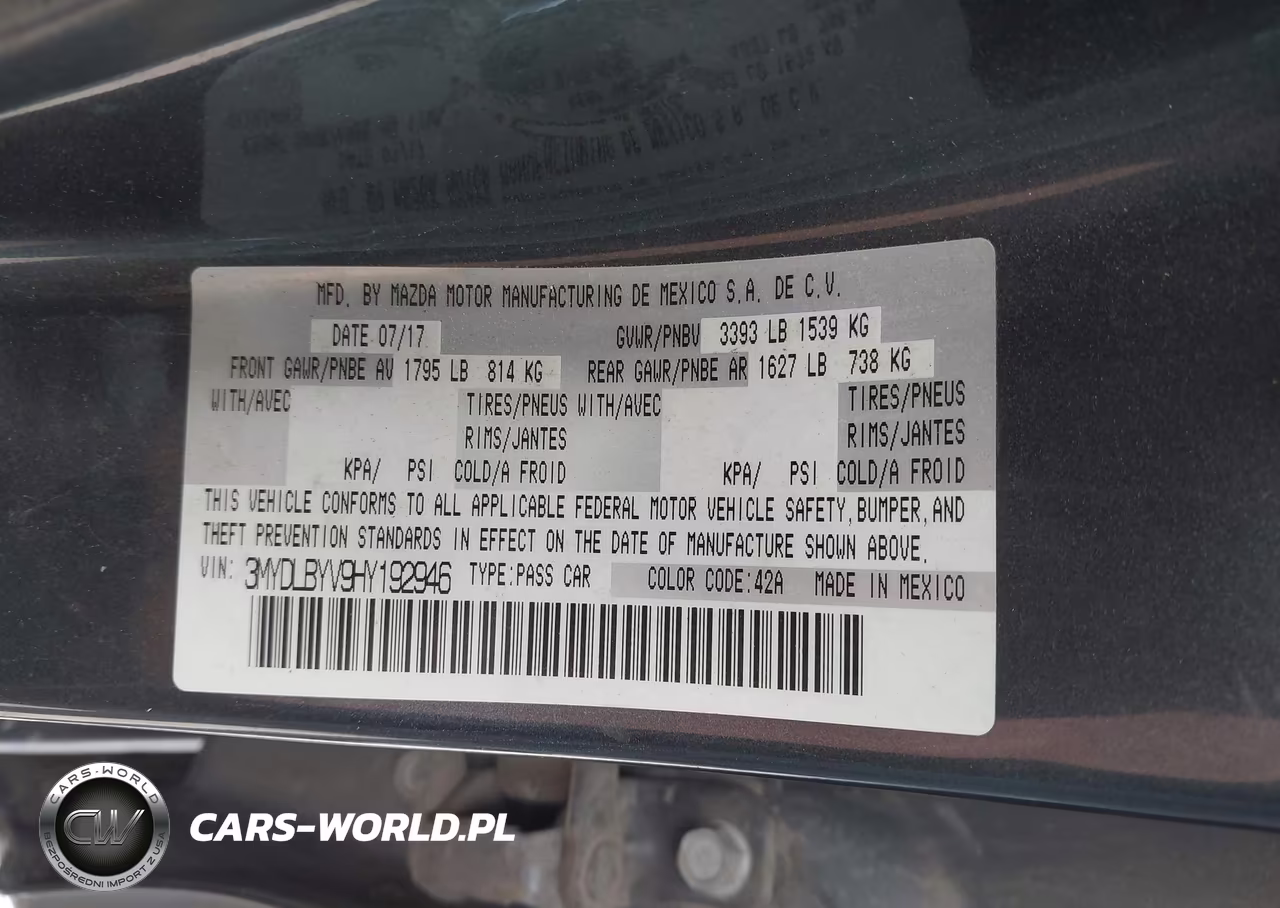 2017 Toyota Yaris Ia VIN:3MYDLBYV9HY192946 - 9