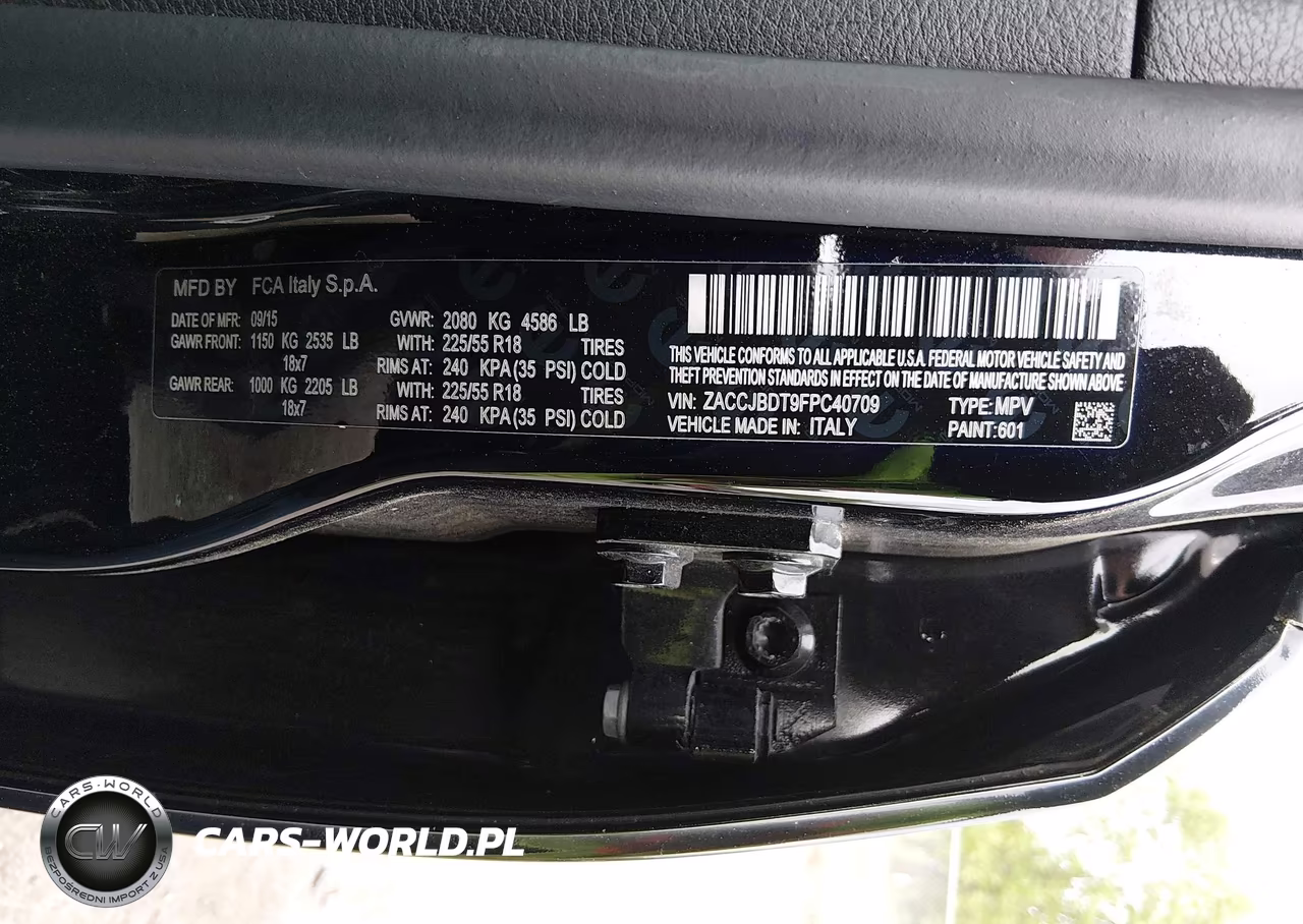 2015 Jeep Renegade Limited VIN:ZACCJBDT9FPC40709 - 9