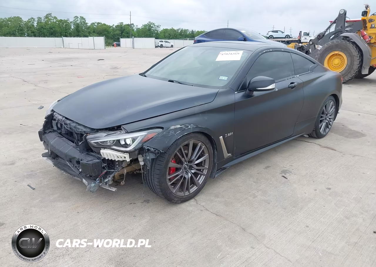 2017 Infiniti Q60 Red Sport 400 VIN:JN1FV7EK4HM610246 - 2