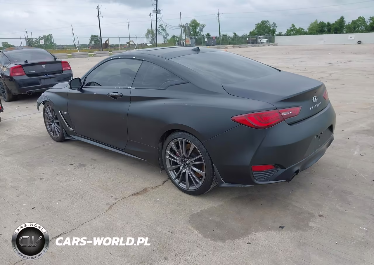 2017 Infiniti Q60 Red Sport 400 VIN:JN1FV7EK4HM610246 - 3
