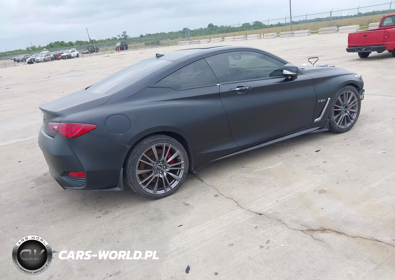 2017 Infiniti Q60 Red Sport 400 VIN:JN1FV7EK4HM610246 - 4