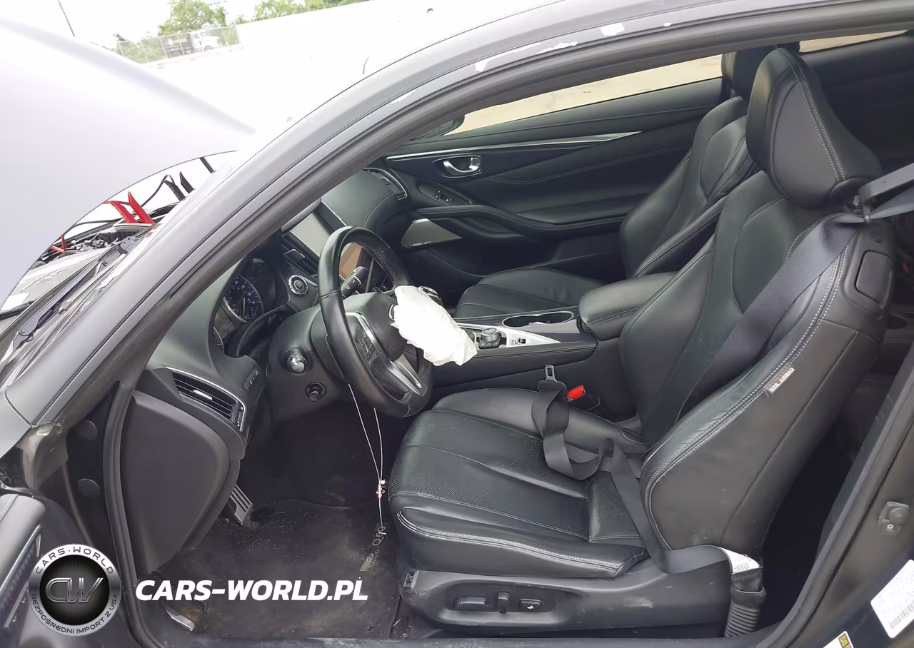 2017 Infiniti Q60 Red Sport 400 VIN:JN1FV7EK4HM610246 - 8