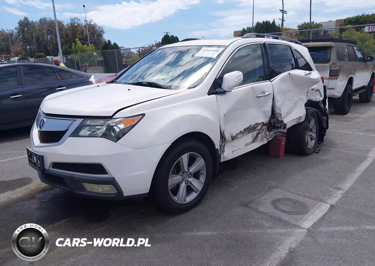 2011 Acura Mdx VIN:2HNYD2H2XBH539646 - 2