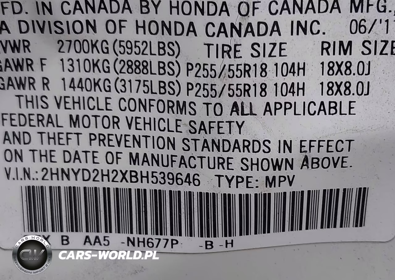 2011 Acura Mdx VIN:2HNYD2H2XBH539646 - 9