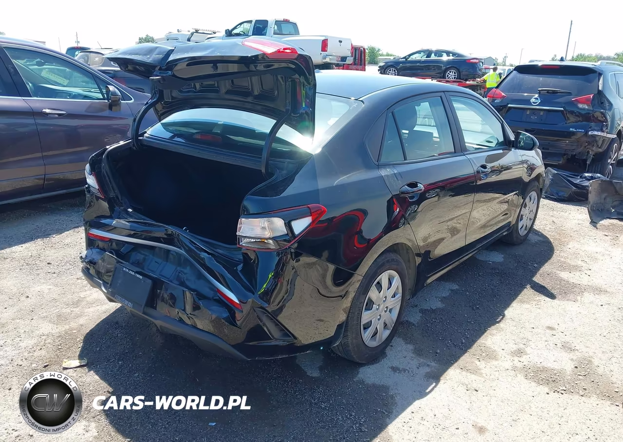 2021 Kia Rio Lx VIN:3KPA24AD2ME416555 - 4
