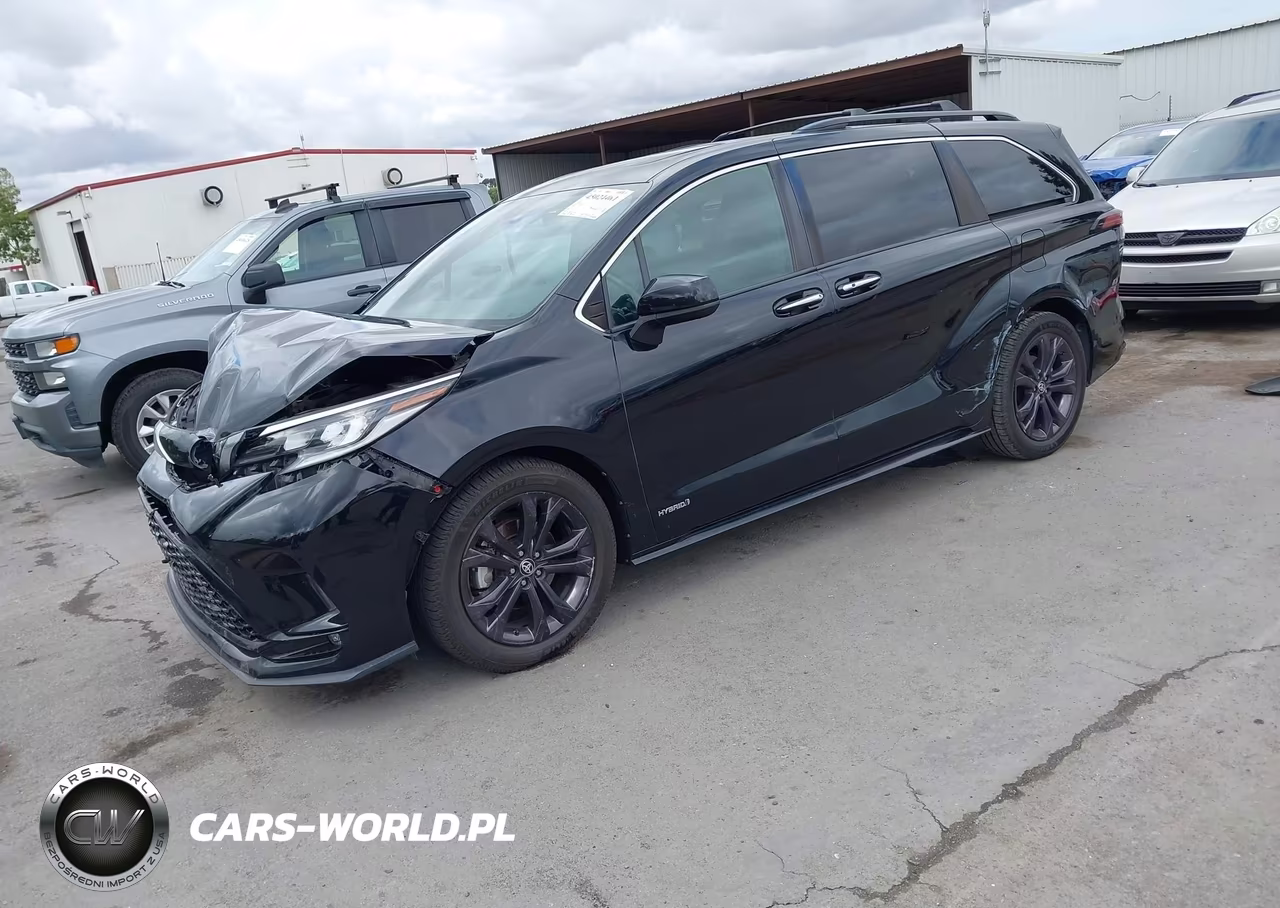 2021 Toyota Sienna Xse VIN:5TDDRKECXMS054950 - 2