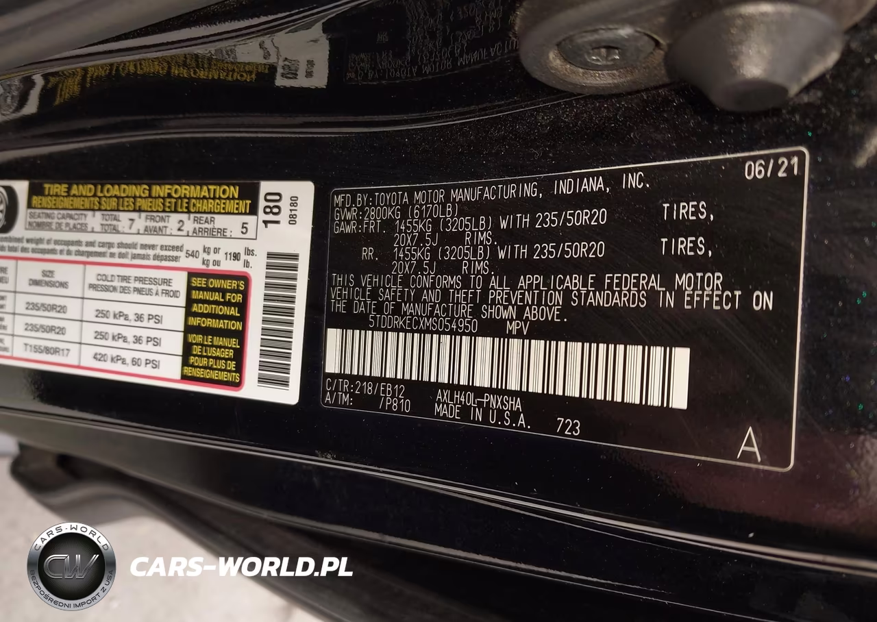 2021 Toyota Sienna Xse VIN:5TDDRKECXMS054950 - 9