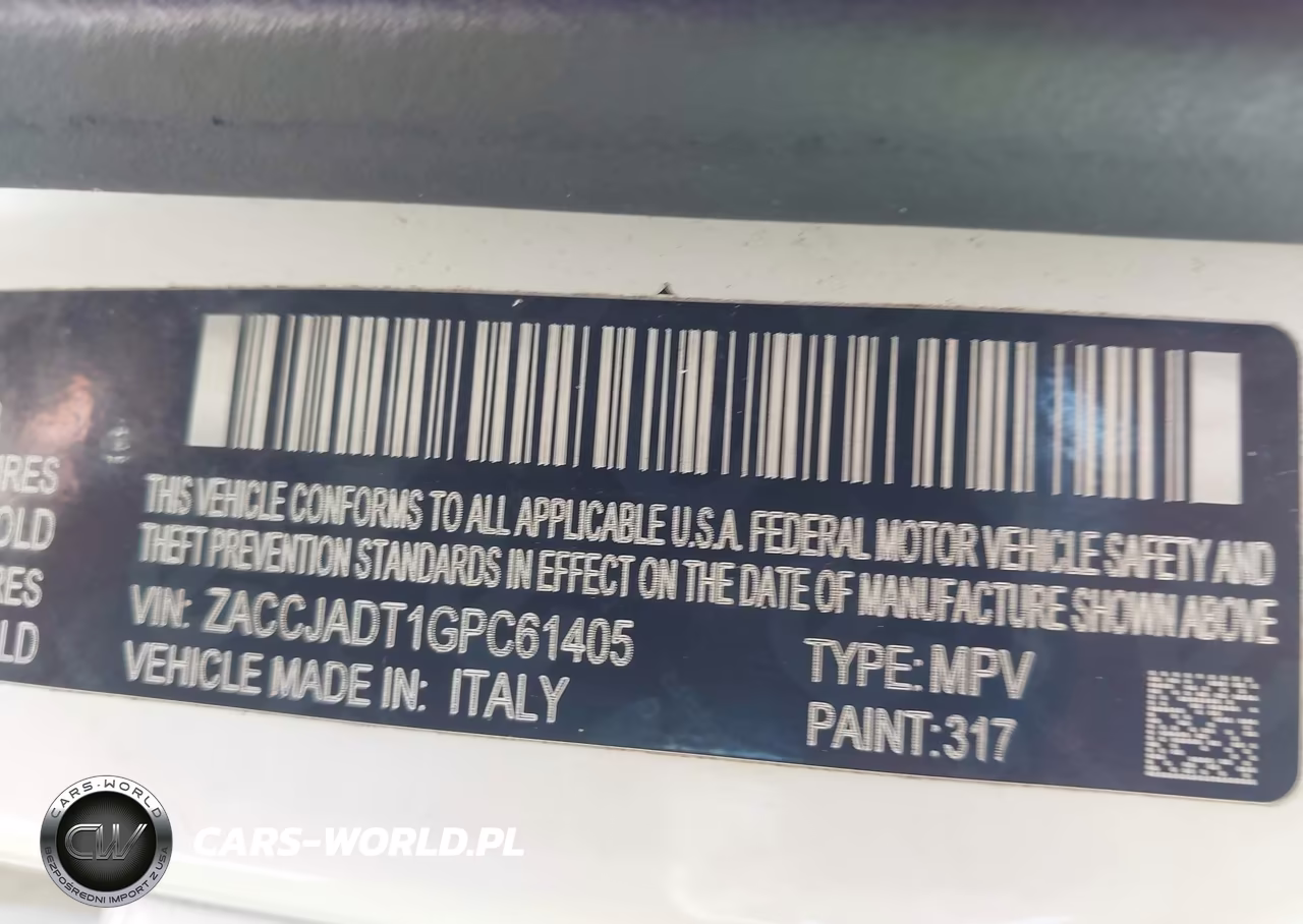 2016 Jeep Renegade Limited VIN:ZACCJADT1GPC61405 - 9