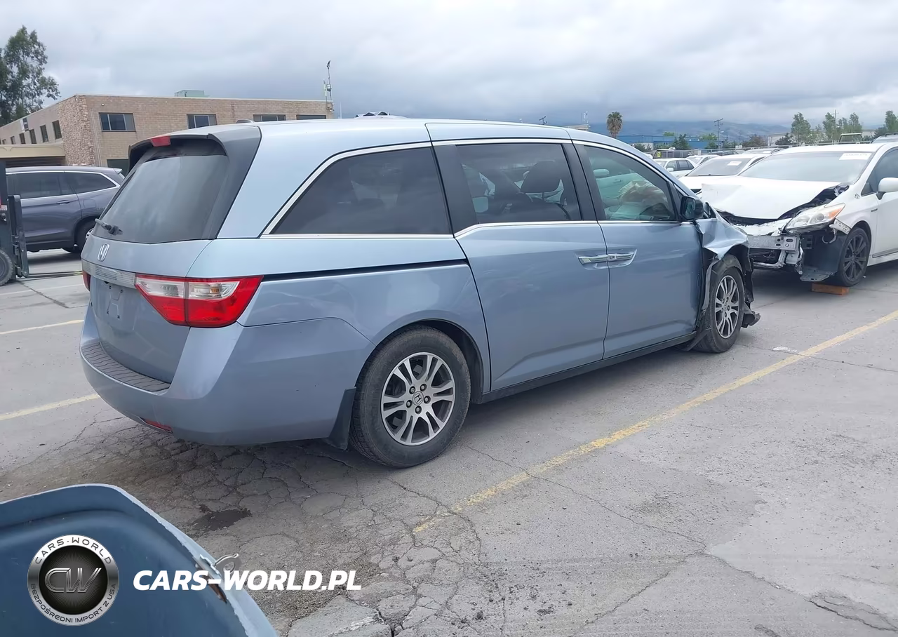 2012 Honda Odyssey Ex-L VIN:5FNRL5H69CB107526 - 4