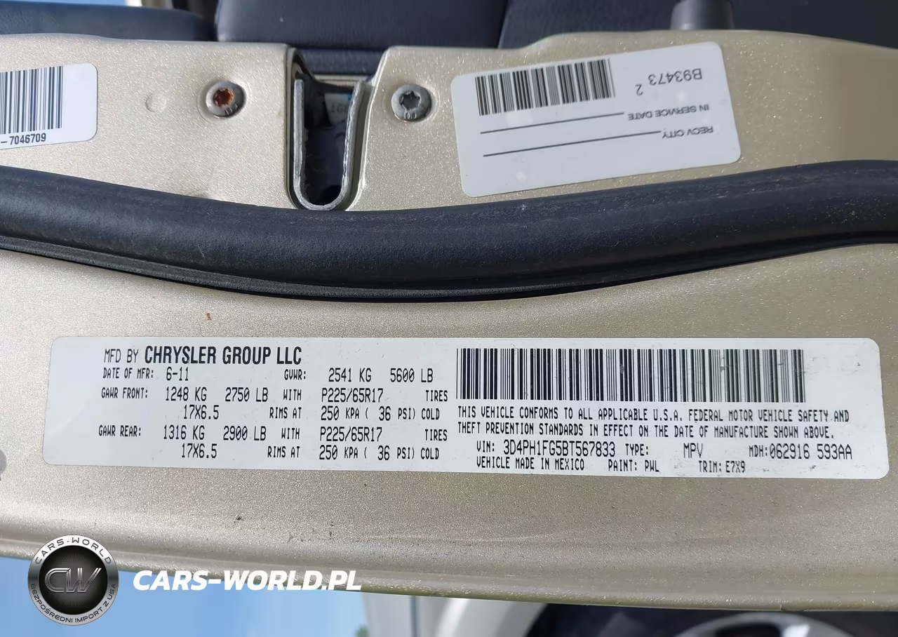 2011 Dodge Journey Mainstreet VIN:3D4PH1FG5BT567833 - 9