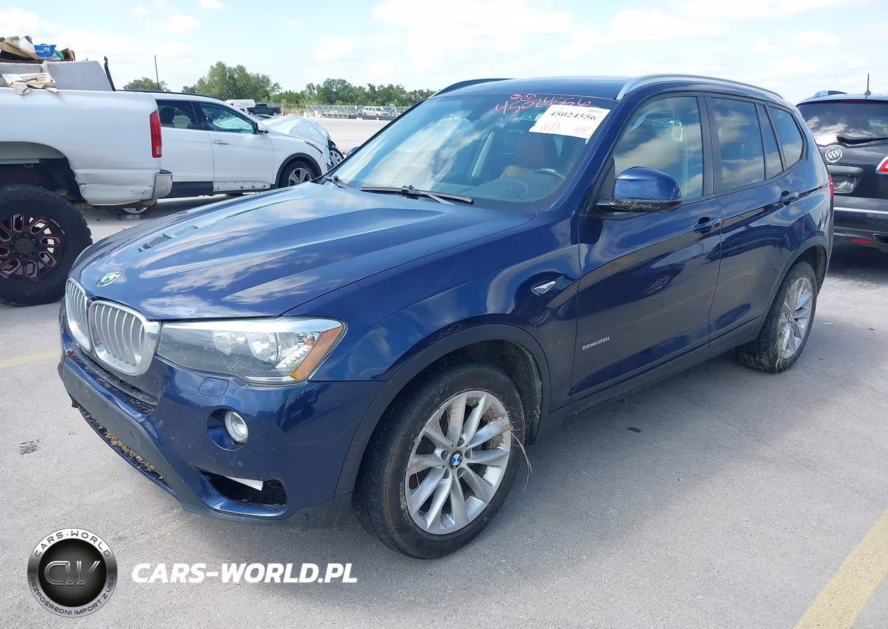 2016 BMW X3 Sdrive28I VIN:5UXWZ7C52G0R32886 - 2