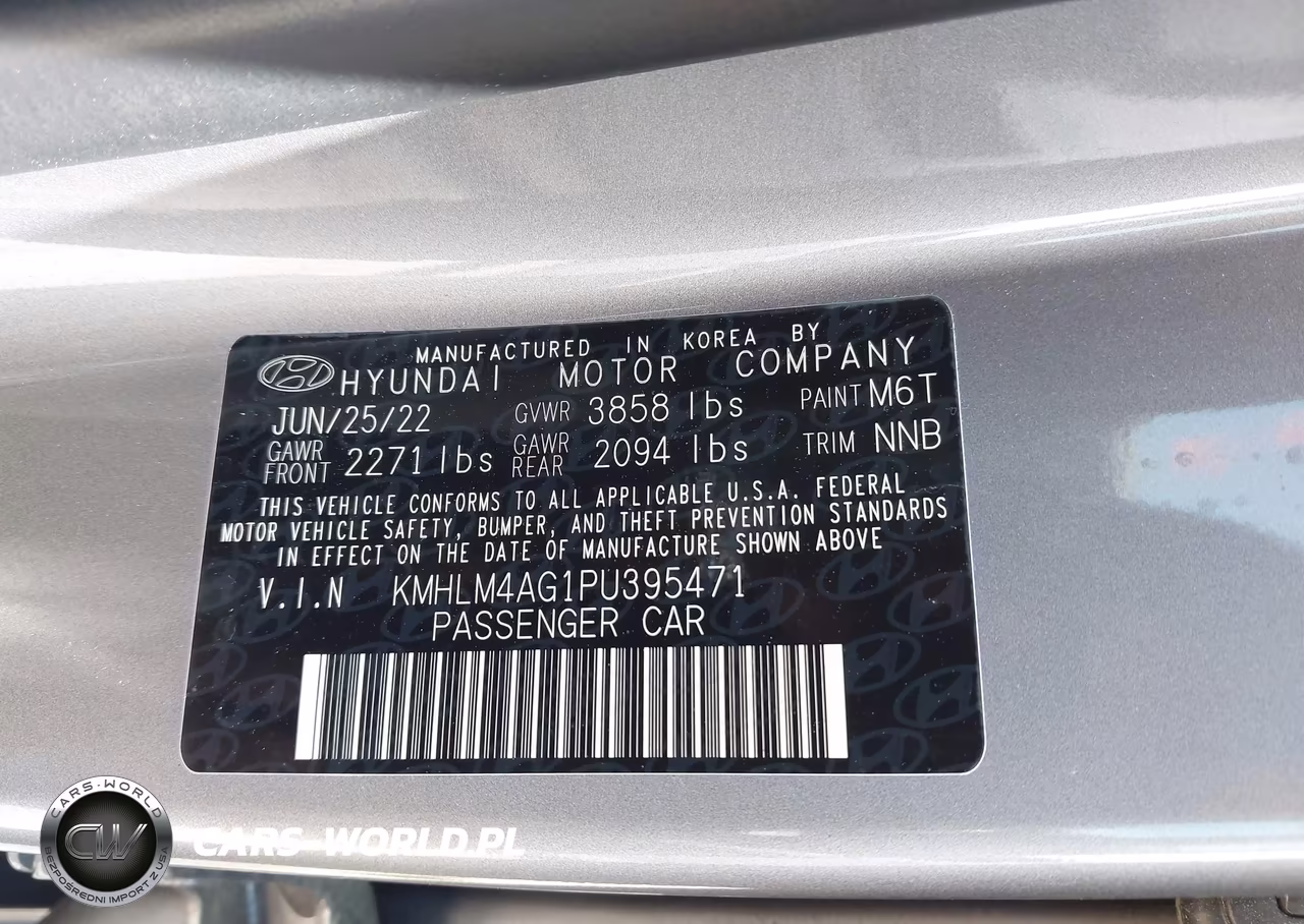 2023 Hyundai Elantra Sel VIN:KMHLM4AG1PU395471 - 9