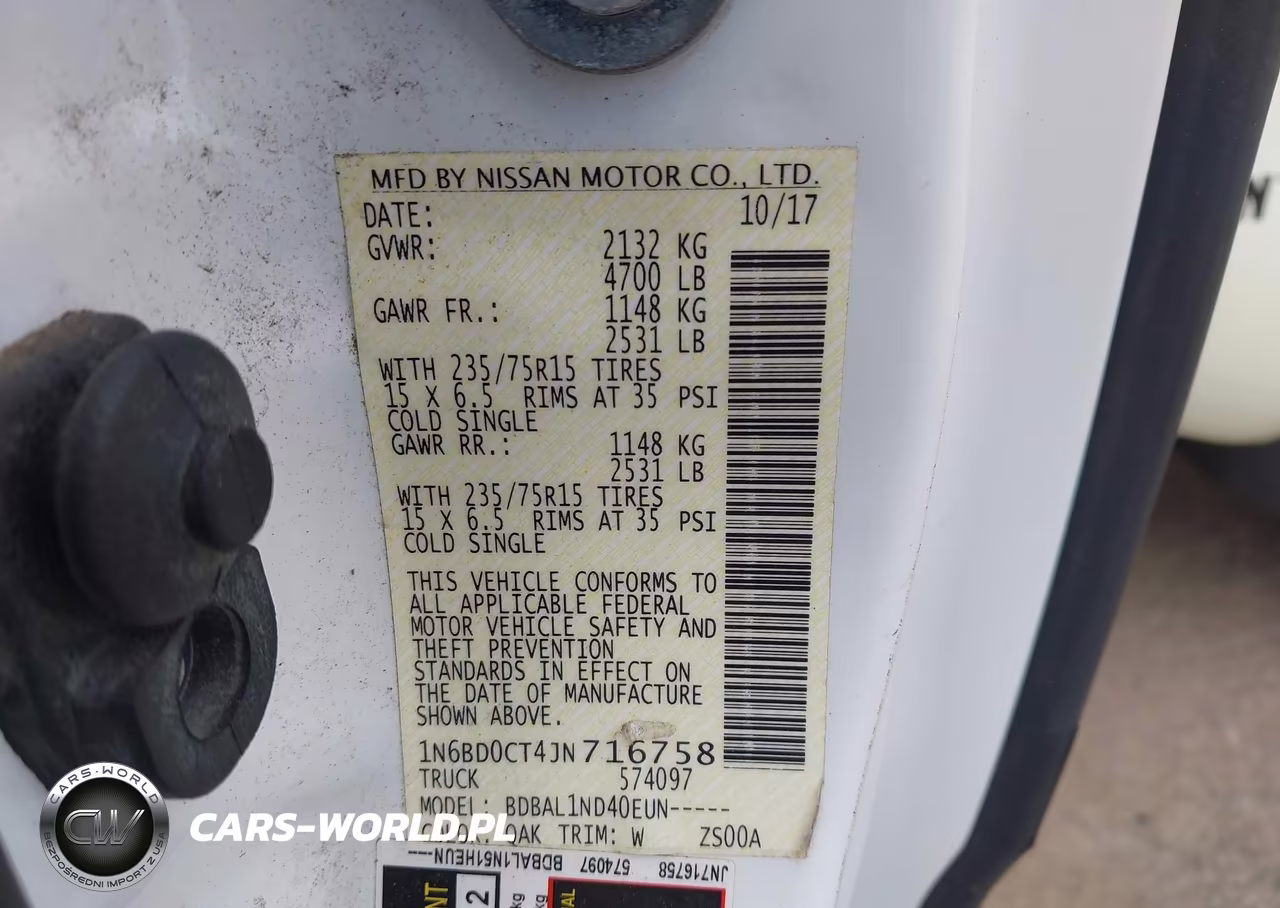 2018 Nissan Frontier S VIN:1N6BD0CT4JN716758 - 9