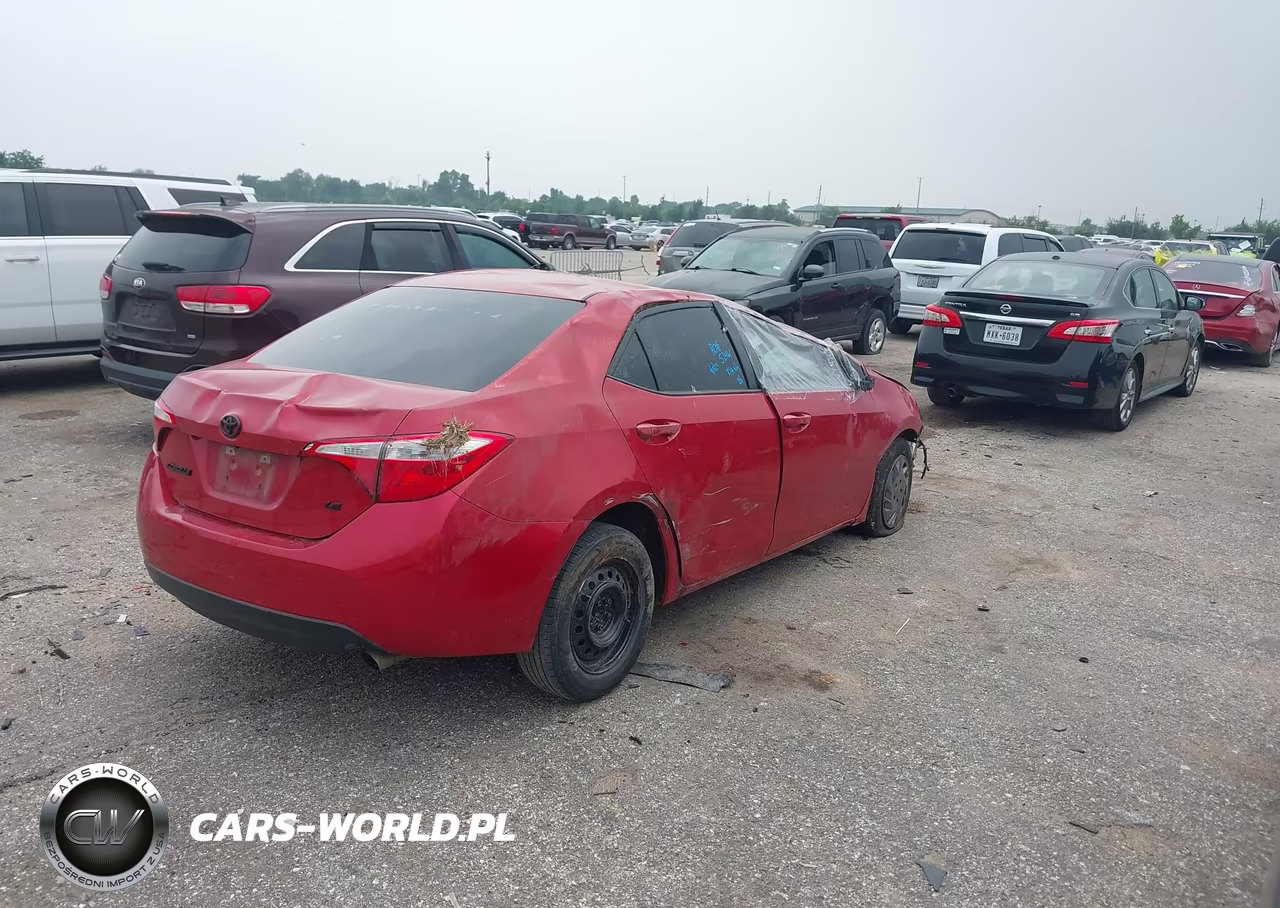 2016 Toyota Corolla Le VIN:5YFBURHE2GP398359 - 4