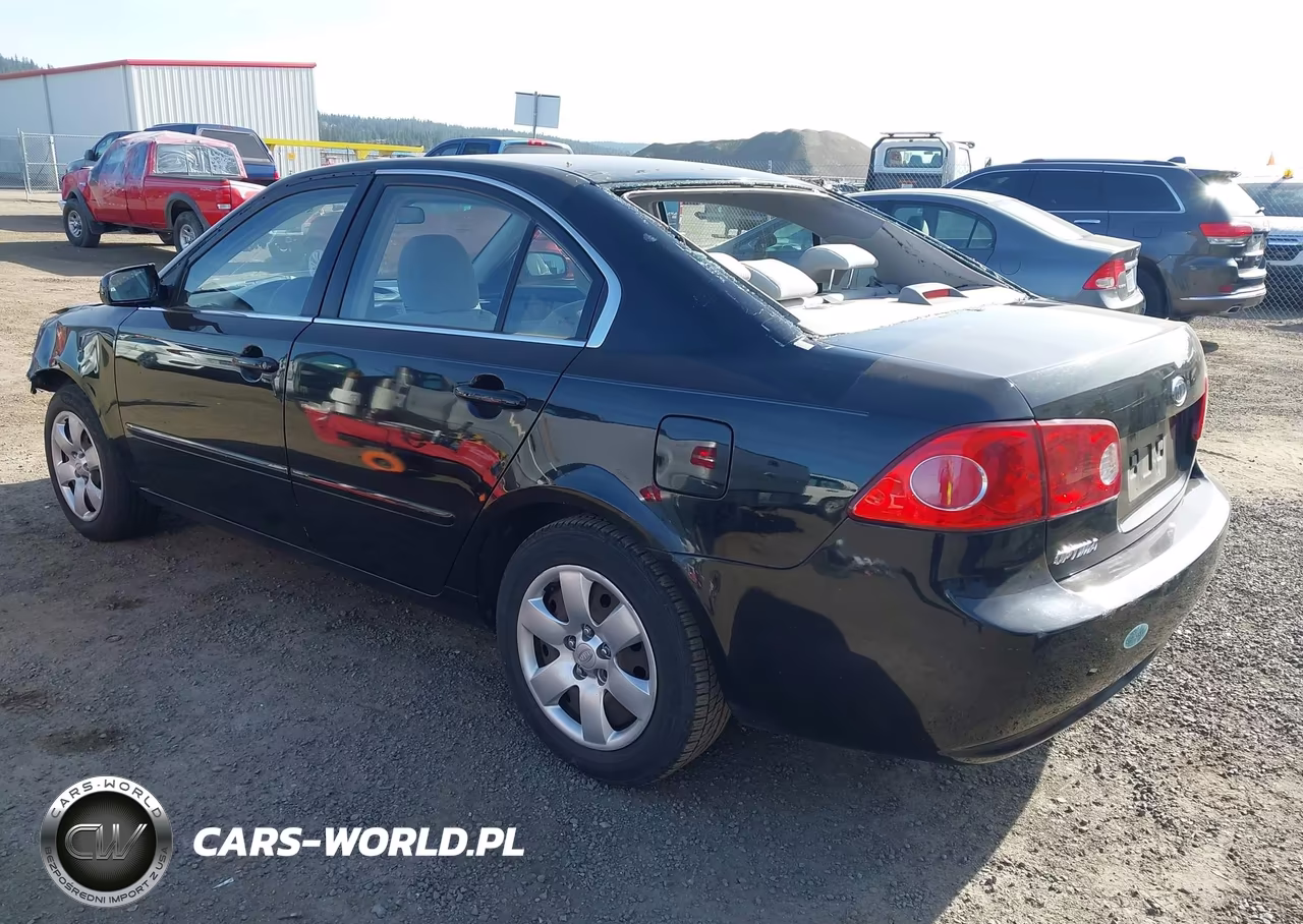 2008 Kia Optima Lx VIN:KNAGE123X85216799 - 3