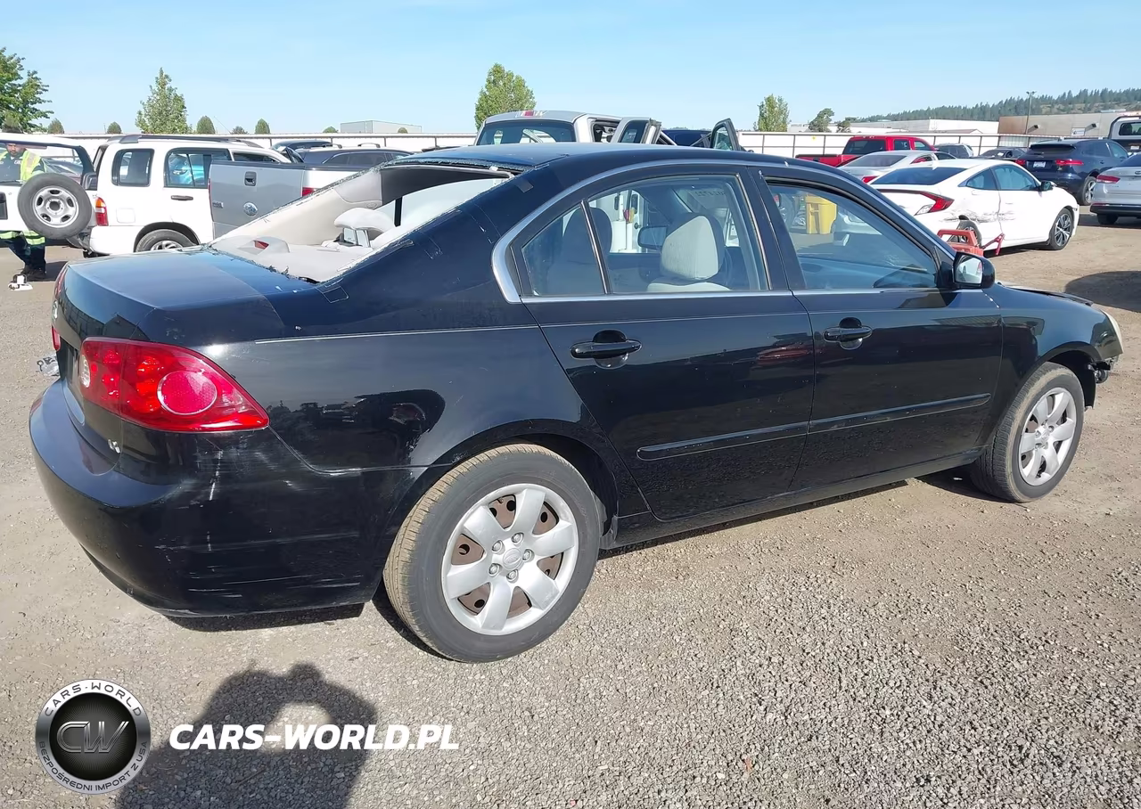 2008 Kia Optima Lx VIN:KNAGE123X85216799 - 4